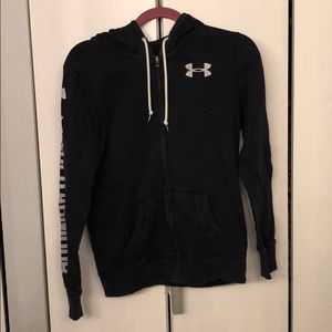 Under Armour Black Zip Up Hoodie
